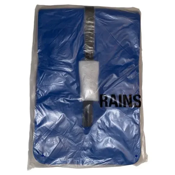 NWT Rains Backpack Mini Blue Waves Unisex Blue - Picture 9 of 11